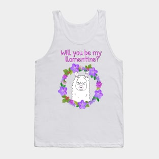 Will you be my llamentine? Happy Valentines day 2022 Tank Top